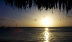 aruba sunset